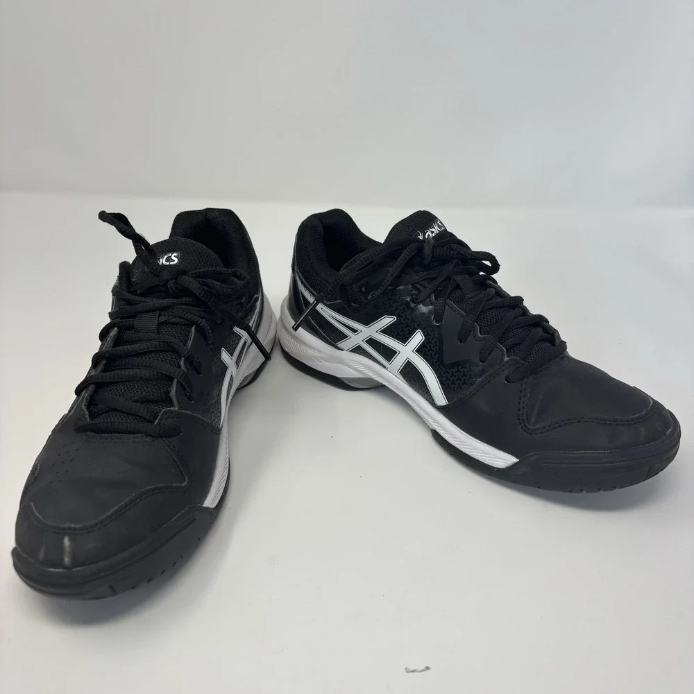 Asics Gel-Dedicate 7 Black Size 7.5 Sneaker Athletic Shoes